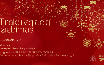 EGLUTĖS ĮŽIEBIMAS TRAKUOSE