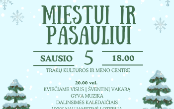 Šventinis koncertas MIESTUI IR PASAULIUI