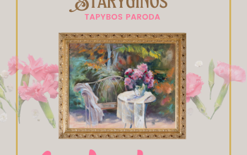 Viktorijos Staryginos paveikslų parodos „Saulės kerai“ atidarymas