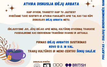 Diskusija IDĖJŲ ARBATA